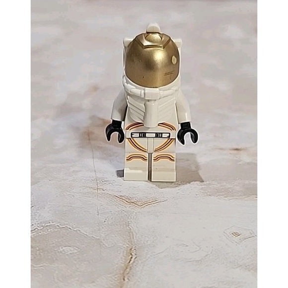 Lego City Minifigure city0384 Astronaut blank‎ Face Space 30016 60024 See Photos - Picture 1 of 7